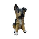 Deko Figur Statue Skulptur 38 cm Figuren Statuen Skulpturen Garten Hund