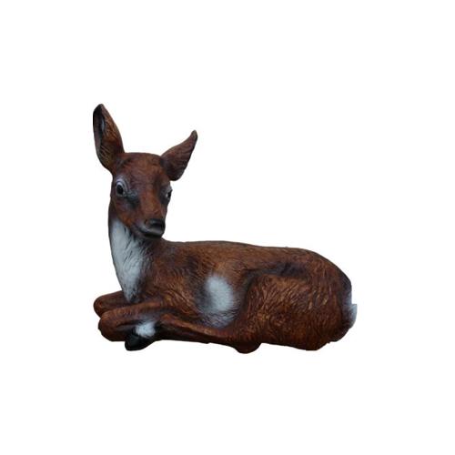 Figuren Skulptur Garten Dekoration Deko Skulptur Statue Rehkitz Hirsch