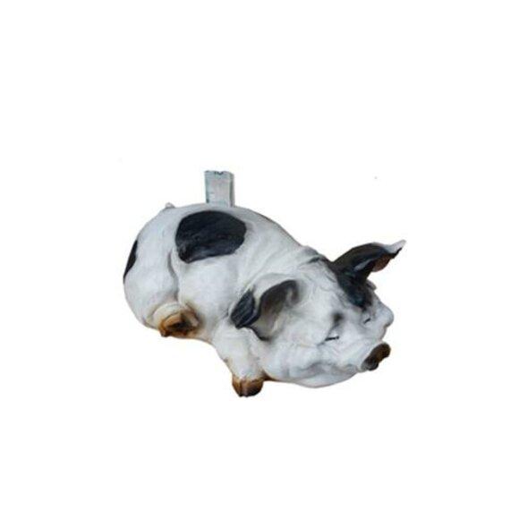 Schwein Figur Statue Garten Dekoration Skulptur Deko Skulpturen