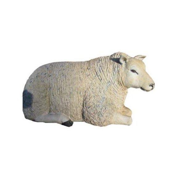 Modern Design Schaf Tier Garten aus Dekoration Deko Skulptur Weiß Neu