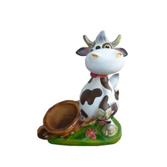 Schöne Designer interessante Skulptur einer Kuh, Figur Höhe 38 cm