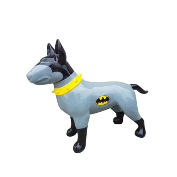 Moderne Skulptur Dekoration Figur Statuen Deko Statue Hund Batman