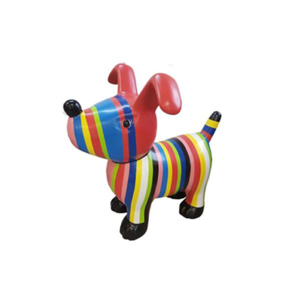 Abstrakte Figur Statue Design Dekoration Skulptur Deko Hund Garten