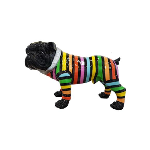 Design Dekoration Figur Hund aus Kunststoff Garten Skulptur Statuen