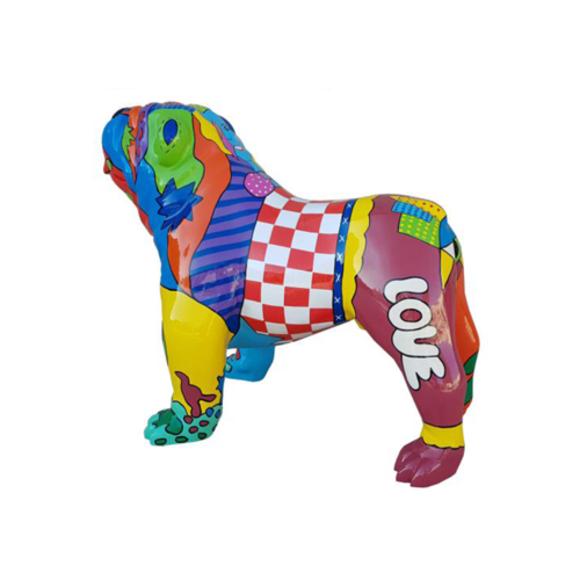 Design Dekoration Figur Hund aus Kunststoff Garten Skulptur Statuen
