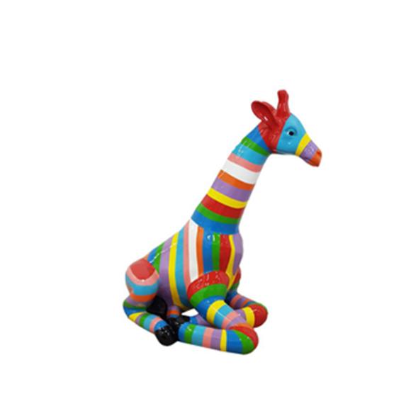 Design Dekoration Figur Giraffe Kunststoff Garten Skulptur Statuen 80cm