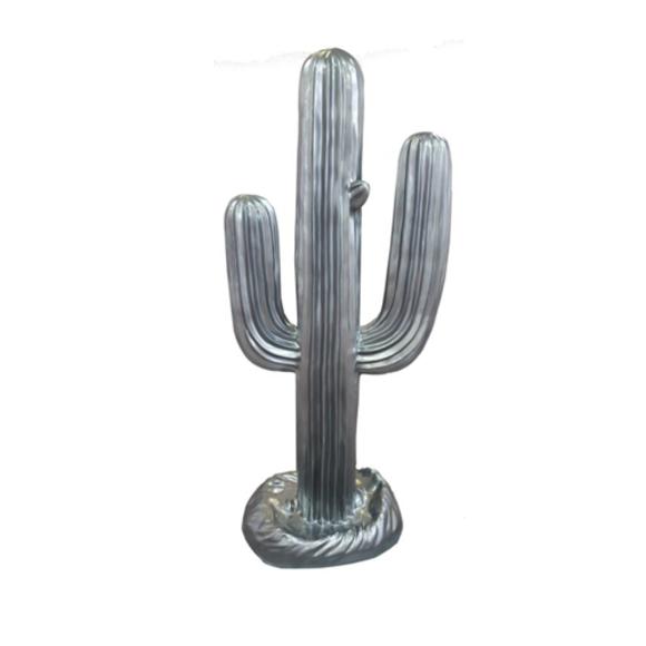 Wüsten Pflanze Kaktus Garten Dekoration Skulpturen Statuen Deko Statuen