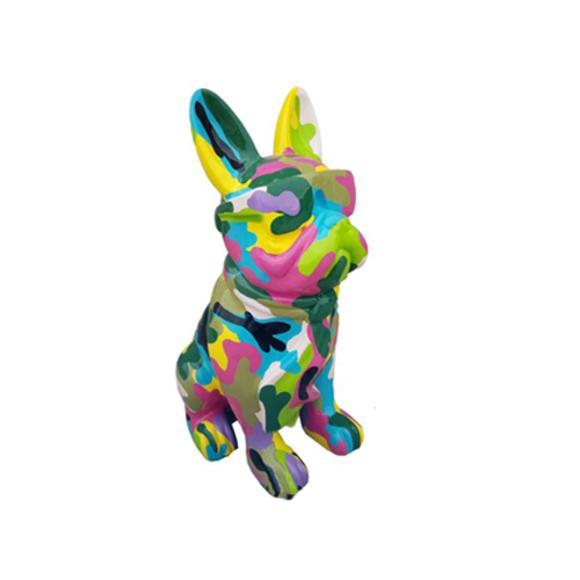 Design Dekoration Figur Hund aus Kunststoff Garten Skulptur Statuen