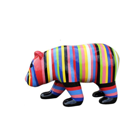 Design Dekoration Figur Bär aus Kunststoff Garten Skulptur Statuen