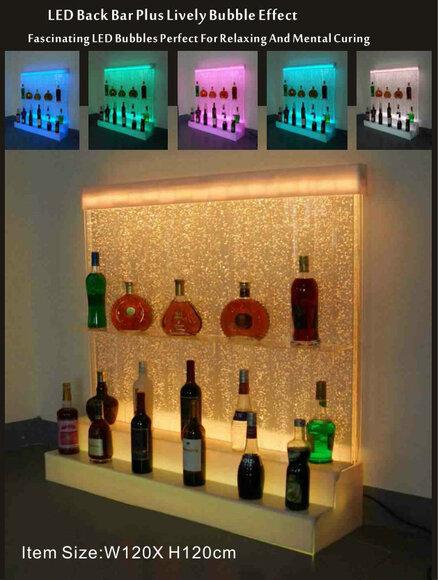 Led Wasser Wand Regal Bar Einrichtung Ausgefallene Regale Schrank Glas