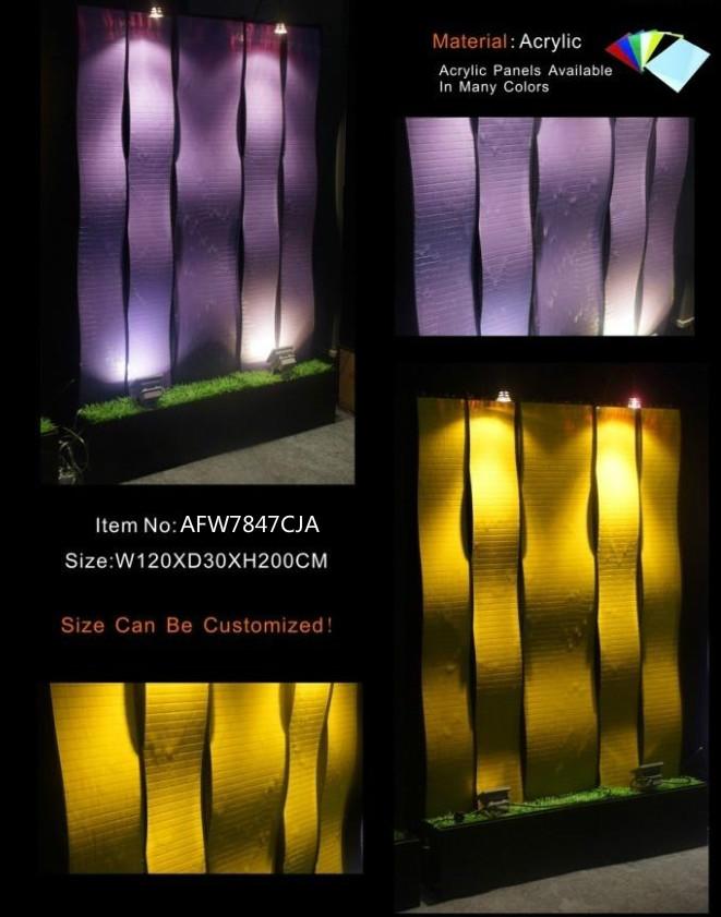 Wandpaneel led Wasserwand Wasserwände Wand Wasserwand 120x200cm