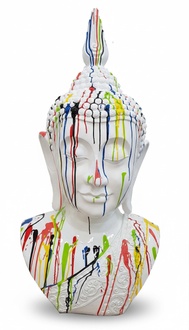 Abstrakte Buddha Deko Figur Statue Skulptur 117cm Figuren Statuen Skulpturen