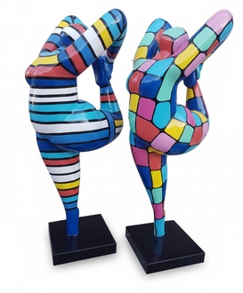 Abstrakte Deko Figur Statue Skulptur 141cm Figuren Statuen Skulpturen Neu