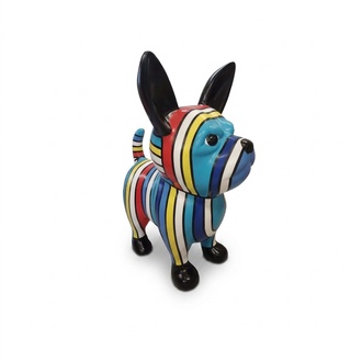 Abstrakte Figur Statue Design Skulptur Deko Hund Garten Statuen 91cm