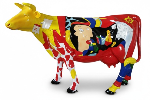 Abstrakte XXL 210 cm Figur Statue Design Skulptur Dekoration Außen