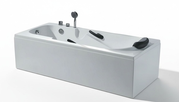 Acrylwanne Luxuswanne Badewanne Wellnesswanne Badewanneneinsatz 170x80 cm