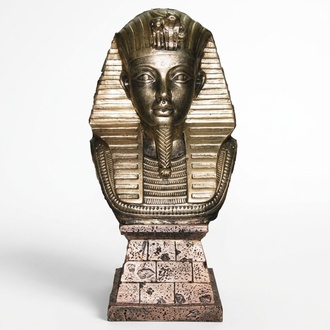 Ägypten Skulptur Ramses II Kunststoff Statue Figuren Statuen Antik Stil 32 cm