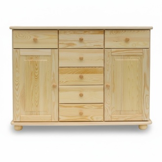 Anrichte Massive Kommode Möbel Lowboard Neu Sideboard Schrank Kommoden Echtholz