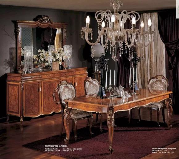 Gruppe Sideboard Spiegel Kommode Schränke Holz Möbel Braun Wohnzimmer