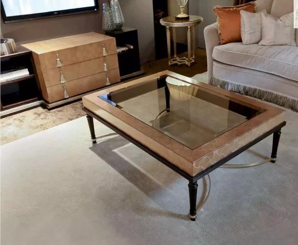 Couchtisch Beistelltisch Tisch Holz Wohnzimmer Braun Modern Design