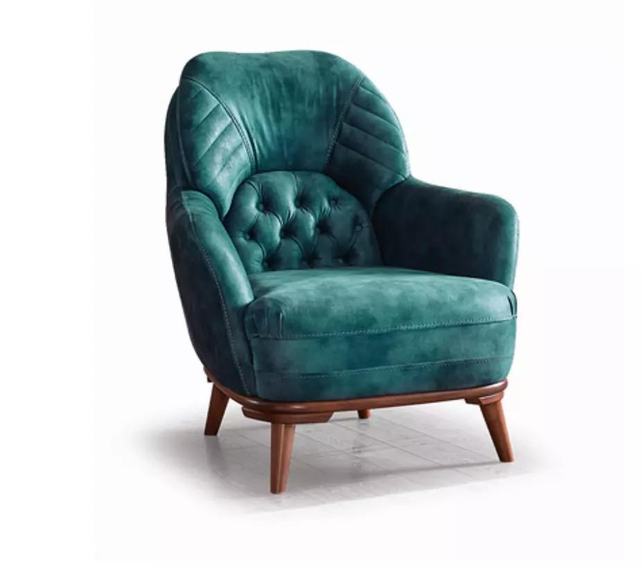 1Sitzer Modern Relax Sessel Chesterfield Modern Stil Wohnzimmer Sessel