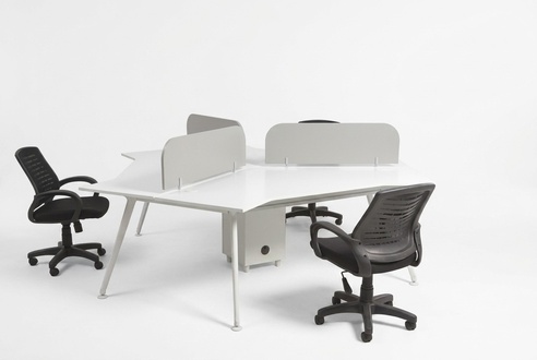 Arbeitszimmer Einrichtung Counter Team Schreibtisch Computertisch Designer Möbel