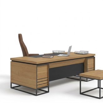 Arbeitszimmer Holztisch Chefscheibtisch Computertisch Officemöbel