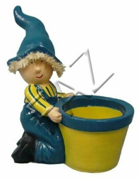 Vase Statuen Figur Blumenvase Vase Decovase Blumentopf Dekoration