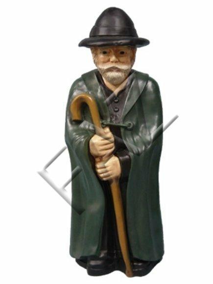 Statuen Schäfer Figur Garten Statue Skulptur Figuren Skulpturen Deko Hirte