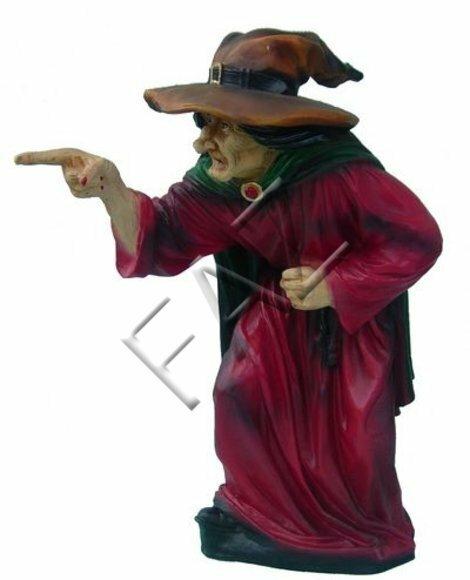 Design Hexe mit Finger Figur Statue Skulptur Figuren Skulpturen Neu Deko