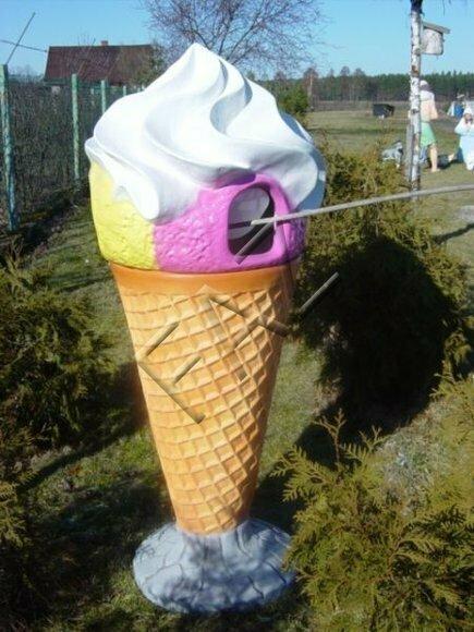 Design Eis Figur Garten Statue Skulptur Figuren Skulpturen Dekoration Neu
