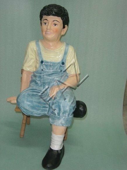 Design Junge Figur Statue Skulptur Figuren Skulpturen Dekoration Deko Neu