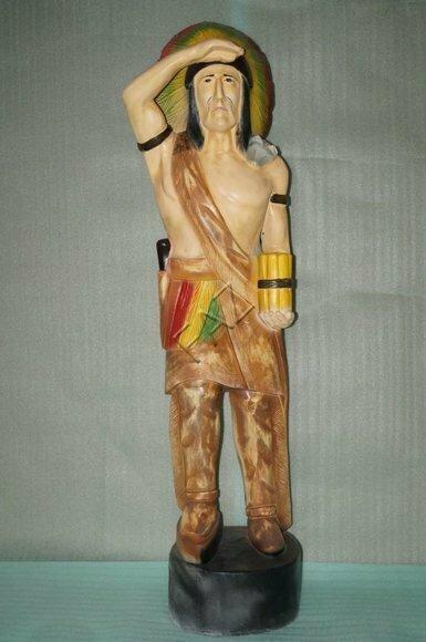 Indianer Figur Statue Skulptur Abstrakt Figuren Skulpturen Dekoration Deko