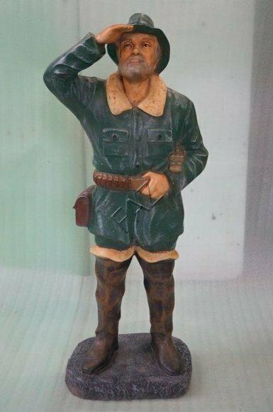 Mann Figur Statue Skulptur Figuren Skulpturen Dekoration Deko Jäger Killer