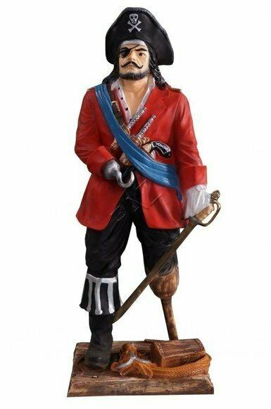 Design Pirat Figur Garten Statue Skulptur Figuren Skulpturen Dekoration