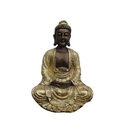 Deko Figur Statue Skulptur 34 cm Figuren Statuen Skulpturen Buddha Gold