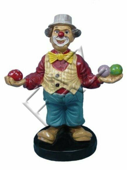 Design Clown Figur Statue Skulptur Figuren Skulpturen Dekoration Deko