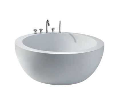Rundwanne Design-Badewanne Acrylwanne Komfortwanne Relaxwanne 160x160 cm