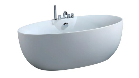 Badewanne Komfortwanne Relaxwanne Acrylwanne Luxuswanne Pflegewanne 170x80 cm