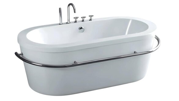 Acrylwanne Luxuswanne Badewanne Komfortwanne Wanne Pflegewanne 180x82 cm