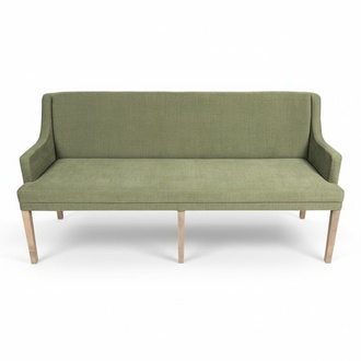 Bank Textil Sitz Bänke Chesterfield Restaurant Stoff Laden Sofa Leder Couch