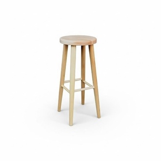 Barhocker Barstuhl Barmöbel Rund Sitzhocker Holzhocker Massivholz Hocker