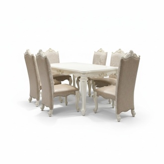 Barock Antik Stil Esstisch Tisch Echtes Holz Klassische Designer Tische Rokoko