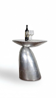 Bartisch Küchentisch Stehtisch Tisch Rund Flieger Flugzeug Tische Aluminium Neu