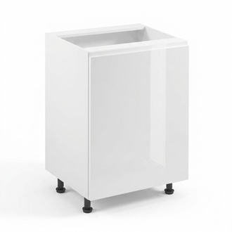 Basis-Unterschrank Standunterschrank Küchenschrank Mittelboden Hochglanz