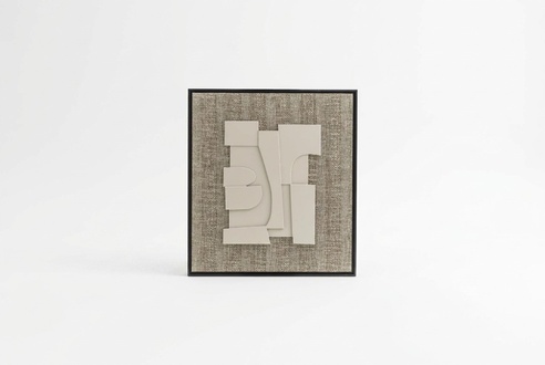 Beiges Holz Gemälde modern elegant für Wohn- und Büroumgebung