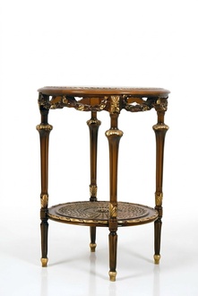 Beistelltisch Barock Rokoko Couchtisch Tisch Echtholz Möbel Tische Italien Neu
