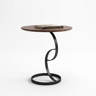 Beistelltisch Runder Tisch Couchtisch Sofa Metall Wohnzimmer Runde Design