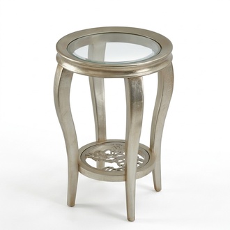 Beistelltisch Runder Tisch Design Couchtisch Glastisch Holz Tische Hotel