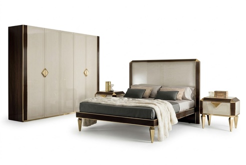 Bett 2x Nachttisch 3tlg. Schlafzimmer Betten Luxus 180x200 Zimmer arredoclassic